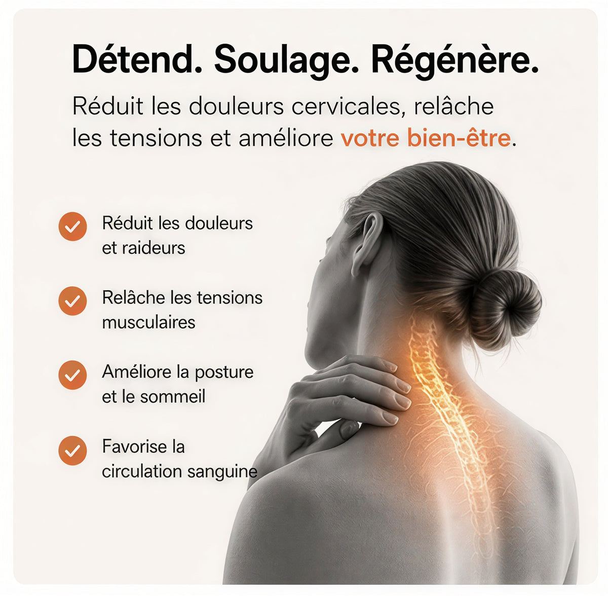 Coussin Cervical Nucalex 3 en 1
