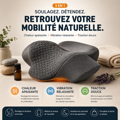 Coussin Cervical Nucalex 3 en 1
